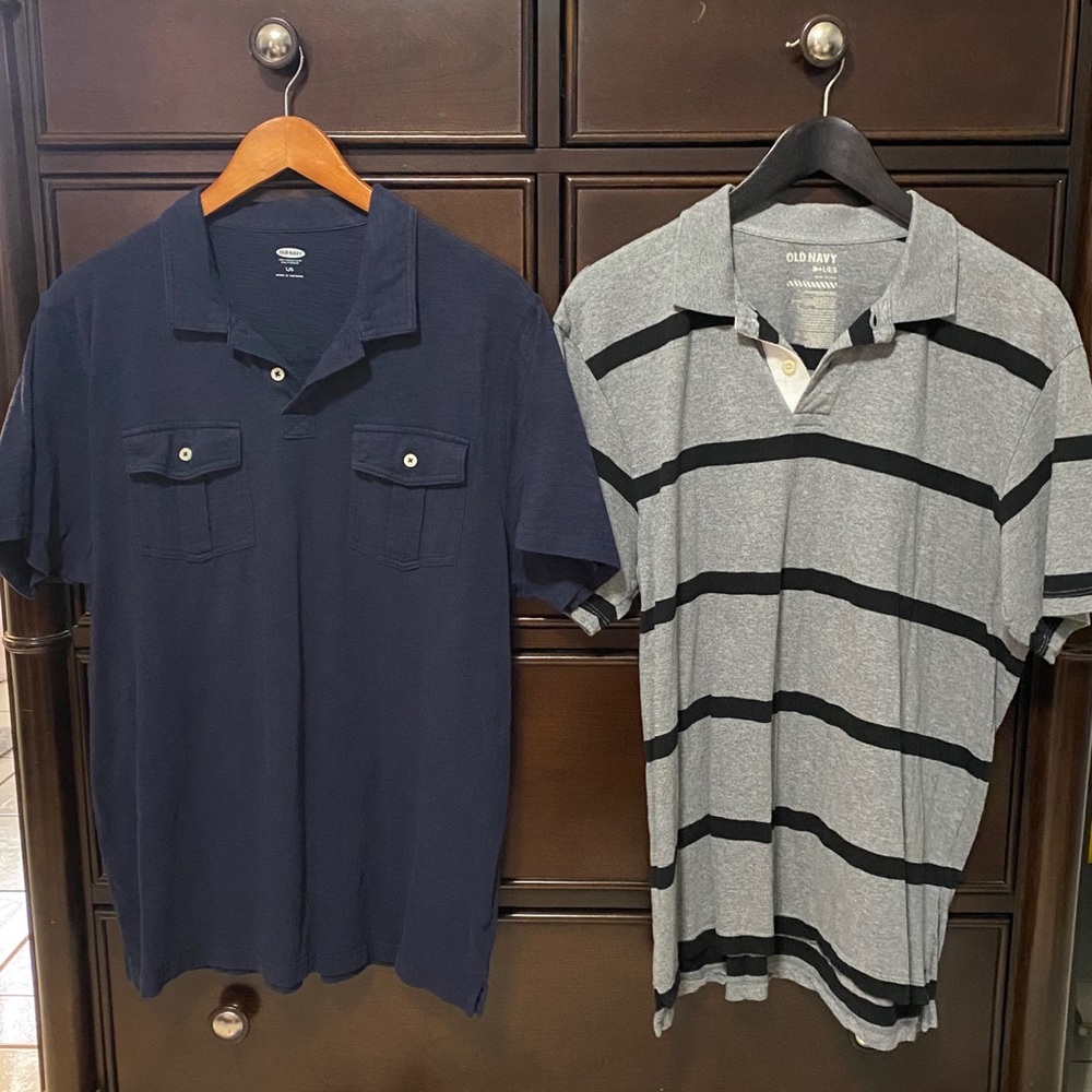 Lot of 2 Old Navy polo shirts